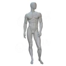 Figurína pánska FLASH na fotenie, matná biela