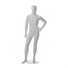 Figurína pánska CITY 05, matná biela