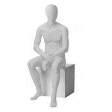 Figurína pánska CITY 06, matná biela