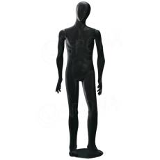 Figurína pánska FLEXIBLE, abstrakt, čierna, flok