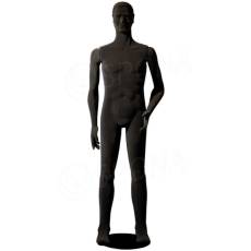 Figurína pánska FLEXIBLE, prelis, čierna, flok