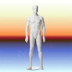 Figurína pánska MARVIN 01, prelis, biela matná