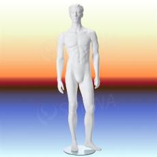 Figurína pánska NIK 01, prelis, biela matná