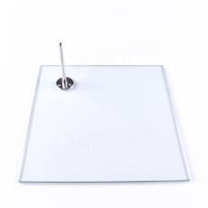 Podstavec Portobelle, sklenený štvorec bez potlače