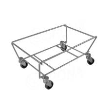 Vozík pre nákupné košíky KP, pojazdný nízky