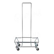 Vozík pre nákupné košíky, pojazdný s úchytom