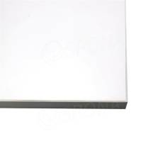 Polica MDF 1200 x 300 x 18 mm, 4 x ABS, biela