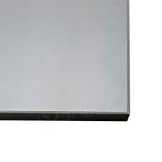 Polica MDF 1200 x 400 x 18 mm, 4 x ABS, strieborná