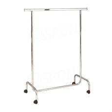 Štender 1001A, výška 150 cm, šírka 100-160 cm, plastové kolieska