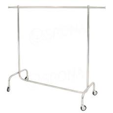 Štender 1001B výška 155 cm, šírka 100-160 cm, kovové kolieska