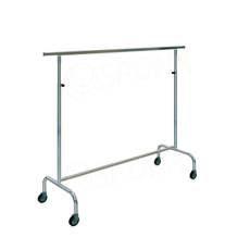 Štender 1001CB, výška 135-208 cm, šírka 100-160 cm, kovové kolieska