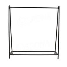 Štender NORVE C, šírka 150 cm, výška 160 cm, čierny