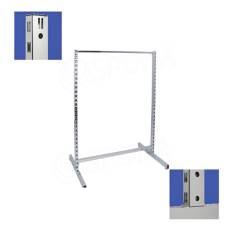 Stojan VARIANT A, obojstranný, šírka 661 mm, výška 1450 mm, chróm