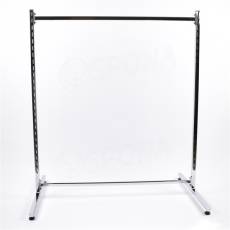 Stojan 1041, obojstranný, šírka 1247 mm, výška 1460 mm, chróm