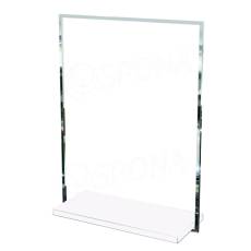 CUADRO, 110, štender 1000 x 1450 mm, biela doska, chróm