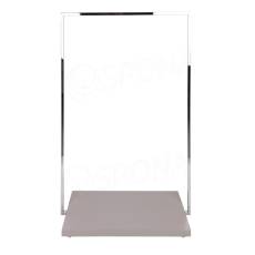 CUADRO 110, štender 1000 x 1450 mm, doska malaga, chróm