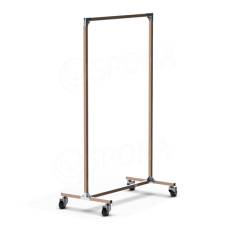 Štender PRIMO KIT 1B, šírka 90 cm, výška 150 cm, bronz a chróm