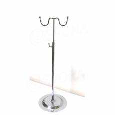 Stojanček na kabelky nastaviteľný 380-680 mm, chróm