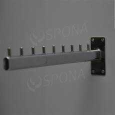 WALL vodopád, 9 kolíčkov, dĺžka 400 mm, sklon 5°, chróm