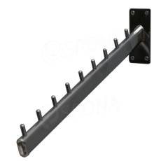 WALL vodopád, 9 kolíčkov, dĺžka 400 mm, sklon 25°, chróm