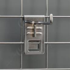 SIEŤ 5 háčik L, dĺžka 150 mm (G54), chróm