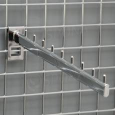 SIEŤ 5 vodopád, 9 kolíčkov, dĺžka 400 mm, sklon 5°, chróm