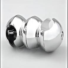 BLOCK 25, trojitá spojka - staviteľná, chróm