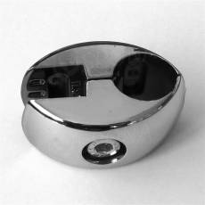 BLOCK 25, spojka na sklo a drevo ORIGINÁL, chróm