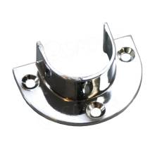 BLOCK 25, koncovka polkruh na stenu, tenká (ZAMAK)