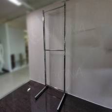 VARIANT stojka samostojná 30 x 50 mm, dĺžka 2448 mm, 1 x 8 mm, chróm