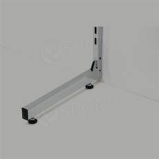 VARIANT podstavec pod stojky jednostranný, 450 mm, chróm (MT)