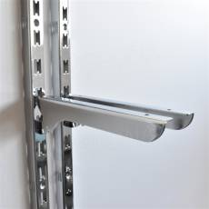 VARIANT držiak police, dĺžka 250 mm, pevný, pár, chróm