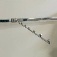 VARIANT vodopád úzky, 8 guľôčok, dĺžka 300 mm, sklon 5°, chróm (AC)