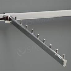VARIANT vodopád, 9 kolíčkov, dĺžka 400 mm, sklon 15°, chróm