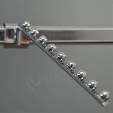 VARIANT vodopád PRO, úzky, 9 guľôčok, dĺžka 400 mm, sklon 5°, chróm