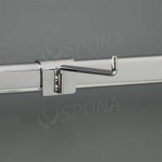 VARIANT háčik L, dĺžka 100 mm (C25), chróm