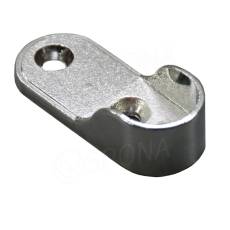 VARIANT koncovka na stenu kolmá pre ovál, 16 mm, chróm (ZAMAK)