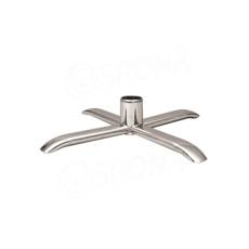 ROTO, podstavec stojky kríž 700 mm, priestorový, chróm