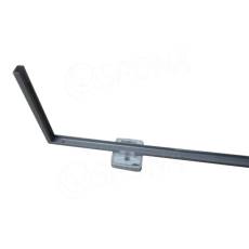 Kovový rámik, dĺžka 1200 mm, pre chytenie reklamy