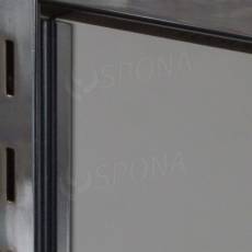 FOUR, úchyt panelu do stojky, dĺžka 2400 mm, chróm