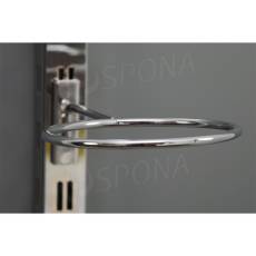 FOUR, držiak lôpt priemer 150 mm, chróm