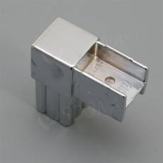 PRIMO 25, spojka dvojcestná L, chróm