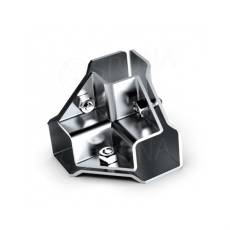 PRIMO 25, spojka vonkajšia trojcestná rohová, chróm