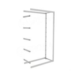 BIGSHOP KIT 08E, 1022 x 442 x 1850 x 182,5 mm, matná biela