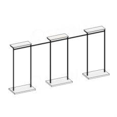 CUADRO, KIT 05A, 3180 x 1460 x 400 mm, antracit, biele police