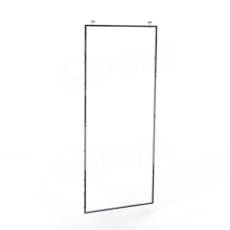 CUADRO, 9635B pojazdný rám 942 x 2200 mm, s úchytkami do koľajnice, chróm