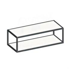 CUADRO, 9680C, rám police na stenu 942 x 392 x 300 mm, antracit