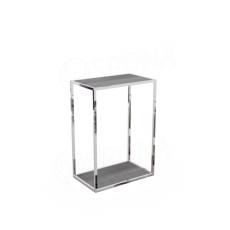 CUADRO, 9682A, rám police na stenu 442 x 392 x 900 mm, chróm