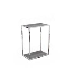 CUADRO, 9682B, rám police na stenu 642 x 392 x 900 mm, chróm