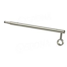 SLOTTY 30, držiak drevenej police s úchytom na vešiakovú tyč, 360 mm, satin